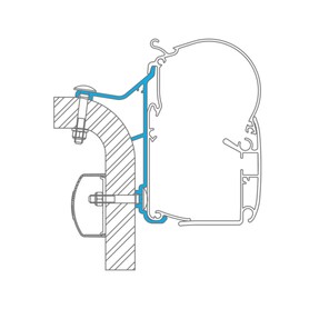 DOMETIC - ADAPTER PW-HYMER VAN B2-4M