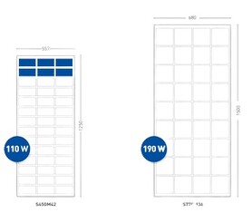 SOLARA - S770M36 VisionSolar 190Wp 1500x680x35mm